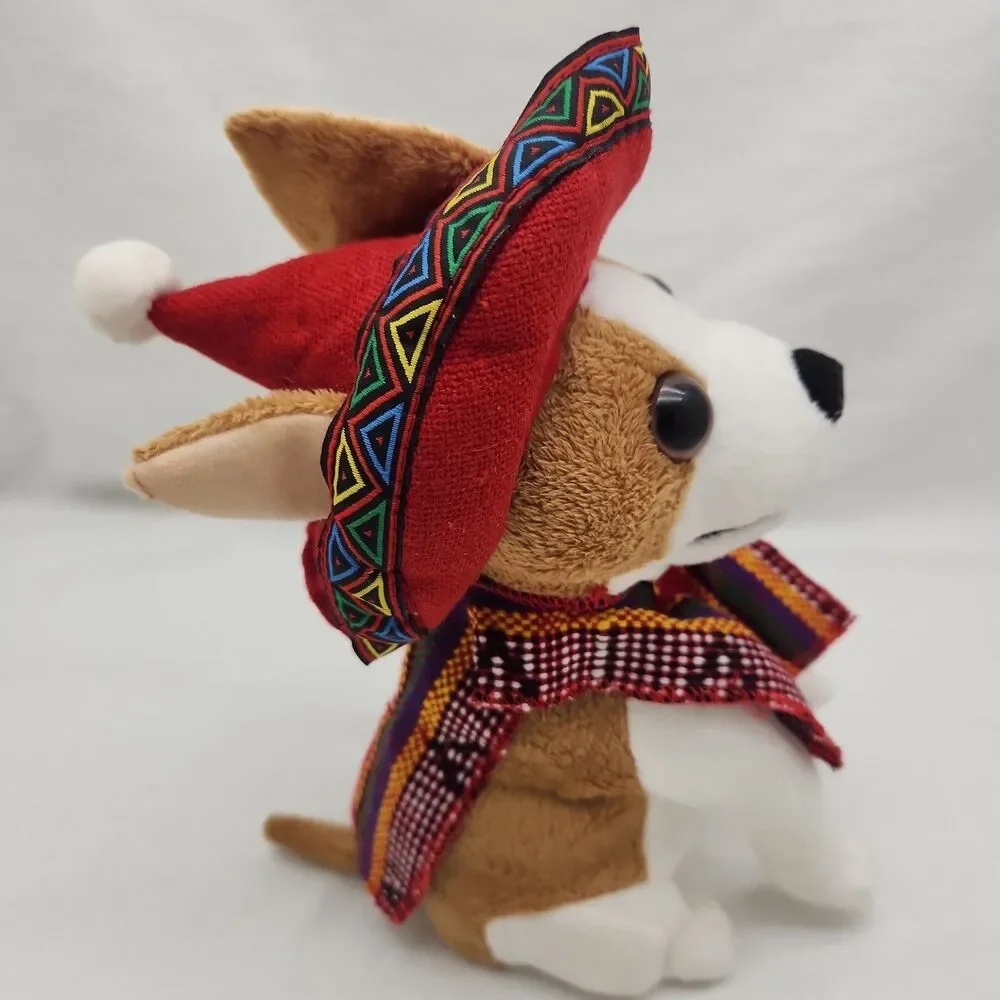 Figure Christmas Hispanic Dog 2010 Plush Dancing Singing Pan Asian Creations